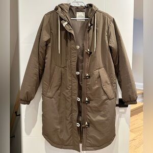 Gentle Fawn “Rae” Hooded Toggle Coat